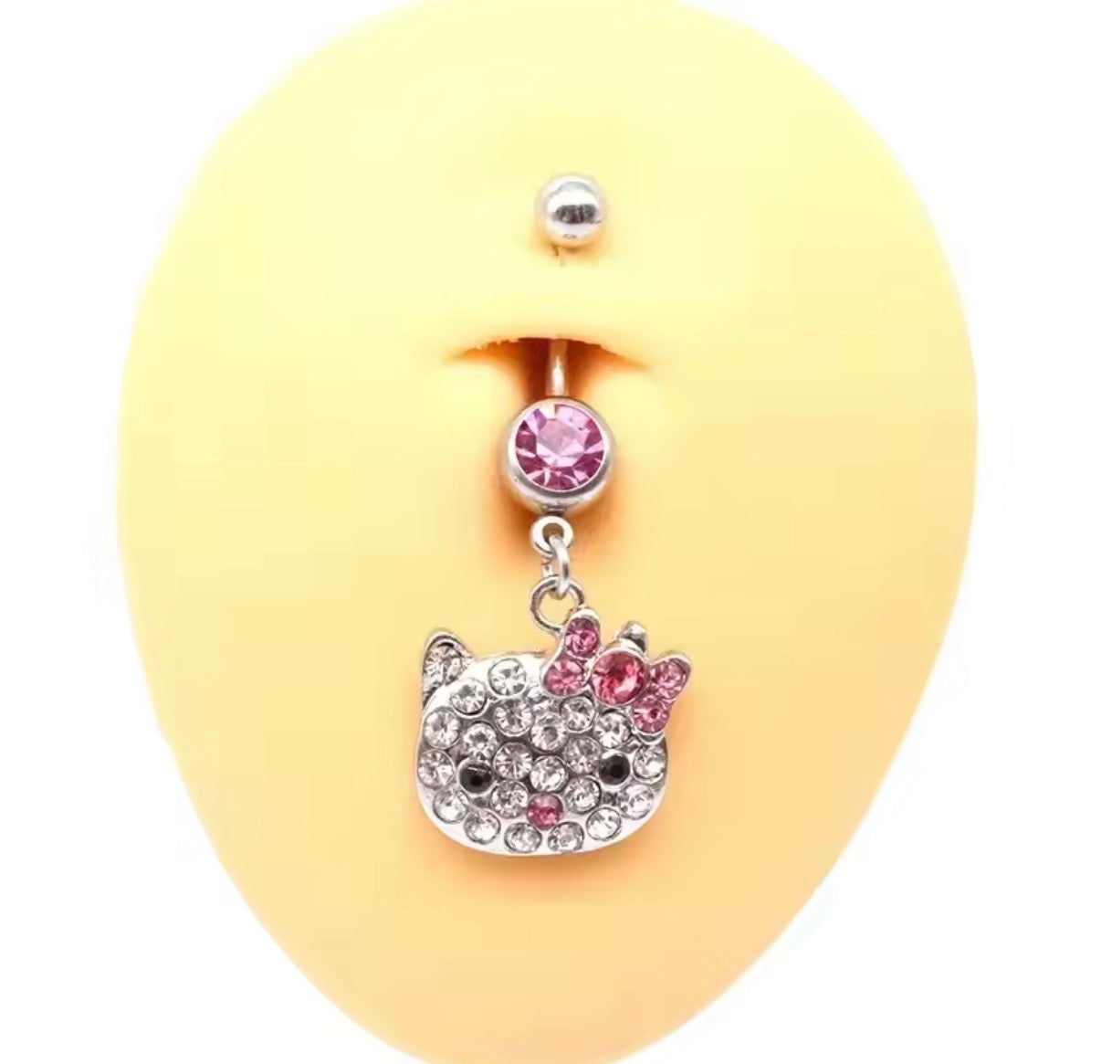 Hello Kitty Pink Belly Ring